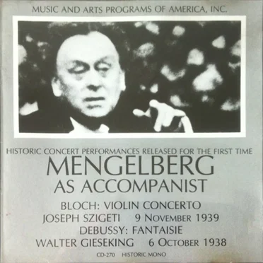 Mengelberg as Accompanist