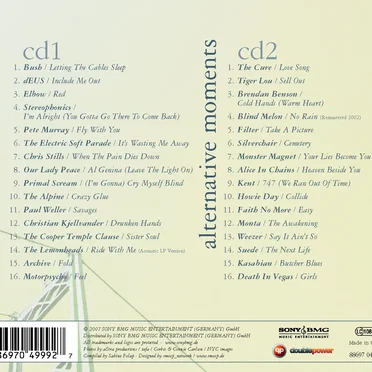Alternative Moments by Various Artists - album cover