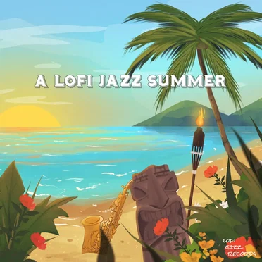 A Lofi Jazz Summer by Various Artists - album cover