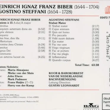 Biber: Requiem / Steffani: Stabat Mater