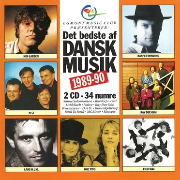 Det bedste af dansk musik 1989-90 by Various Artists - album cover