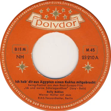 Ich hab' dir aus Ägypten einen Kaktus mitgebracht / Tür zu!