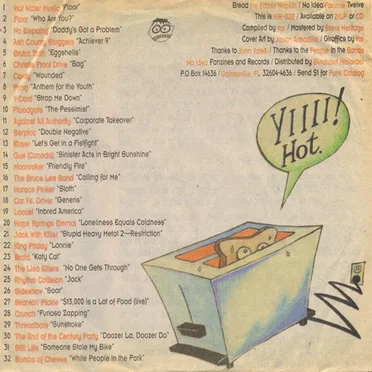 No Idea Fanzine Twelve: Bread the Edible Napkin by Various Artists - album cover