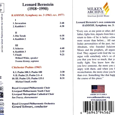 Symphony No. 3 - Chichester Psalms