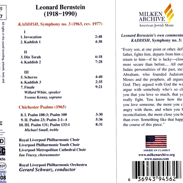 Symphony No. 3 - Chichester Psalms