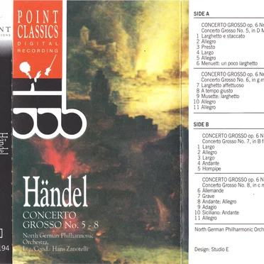 Concerti Grossi Op. 6 Nos 5-8