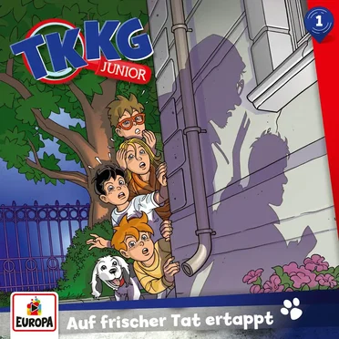 TKKG Junior 1: Auf frischer Tat ertappt by Frank Gustavus - album cover