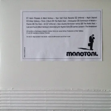 Monotoni #1 by Various Artists - album cover