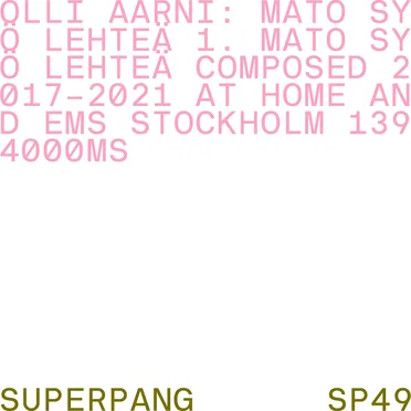 Mato syö lehteä