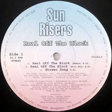 Real Off the Block by Sun Risers - album cover
