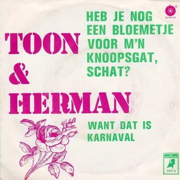Heb je nog een blommetje voor m’n knoopsgat, schat?