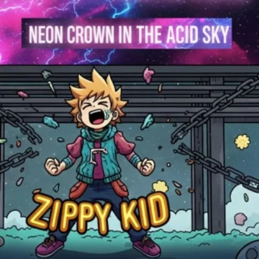 Neon Crown in the Acid Sky