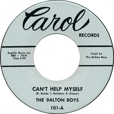 Can't Help Myself / Just Keep It Up by The Dalton Boys - album cover