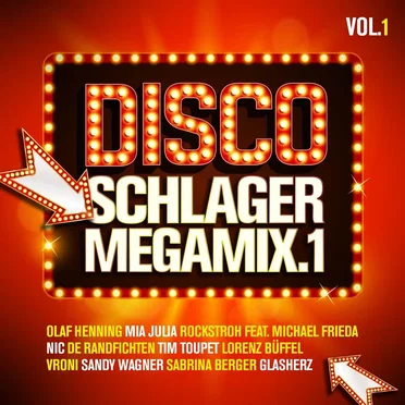 Disco Schlager Megamix.1 by Various Artists - album cover