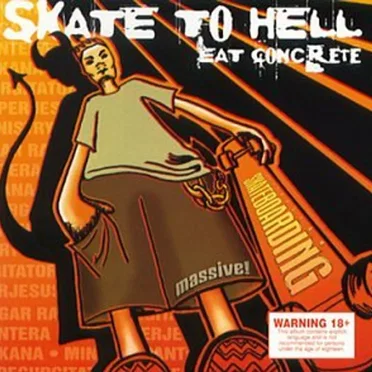Skate to Hell - Eat Concrete by Various Artists - album cover