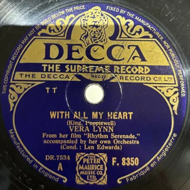 You'll Never Know / With All My Heart