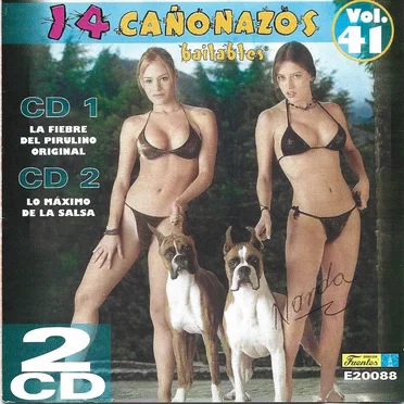 14 cañonazos bailables by Various Artists - album cover