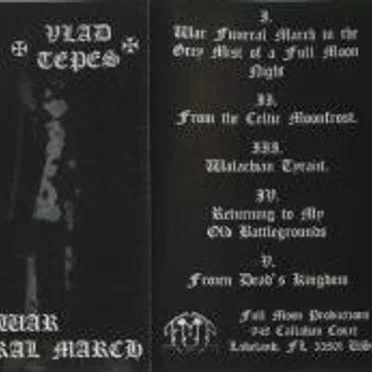 War Funeral March by Vlad Tepes - album cover