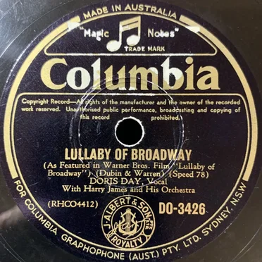 Lullaby of Broadway / Very Good Advice