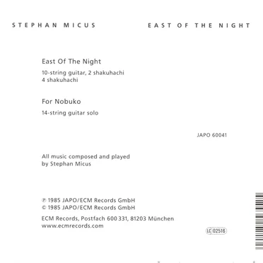 East of the Night