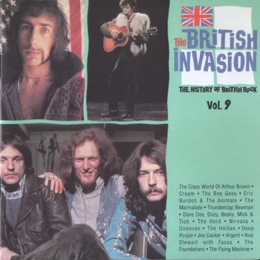 The British Invasion: The History of British Rock, Volume 9 by Various Artists - album cover