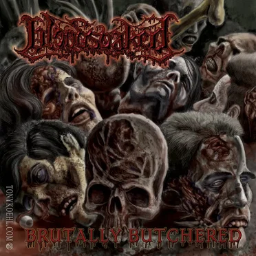 Brutally Butchered by Bloodsoaked - album cover