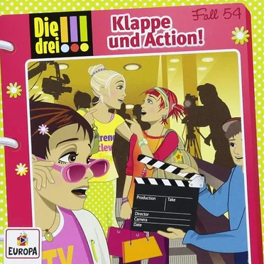 Die drei !!! Fall 54: Klappe und Action by Die drei !!! - album cover