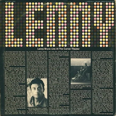 Live at the Curran Theater by Lenny Bruce - album cover
