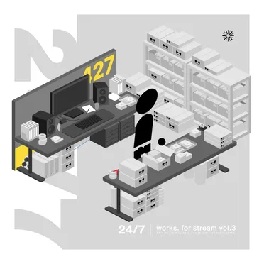 24/7 works. for stream vol.3 by Diverse System - album cover