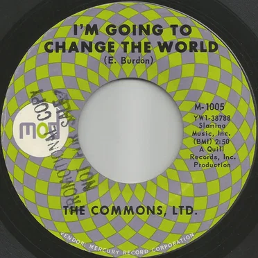 Roses Are Red (My Love) / I'm Going To Change The World by The Commons, Ltd - album cover