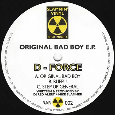 Original Bad Boy E.P. by D-Force - album cover