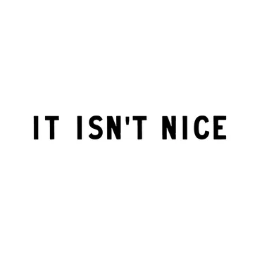 It Isn’t Nice by Spirit Family Reunion - album cover