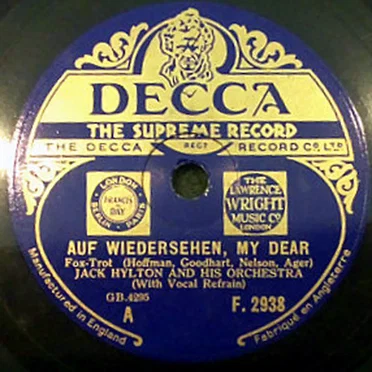 Auf Wiedersehen, My Dear / With All My Love and Kisses