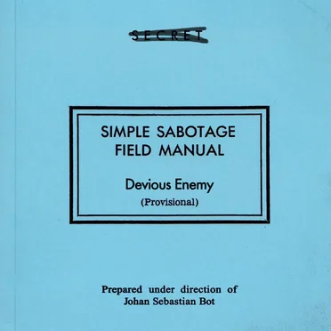 Simple Sabotage Field Manual