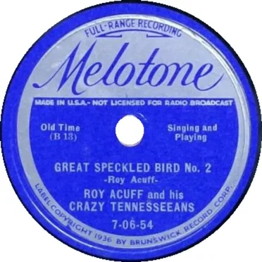 Great Speckled Bird No. 2 / Tell Mother I'll Be There