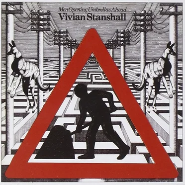 Men Opening Umbrellas Ahead