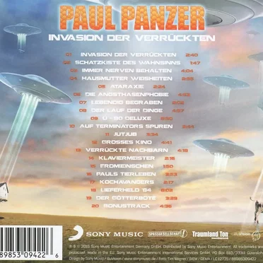 Invasion der Verrückten by Paul Panzer - album cover