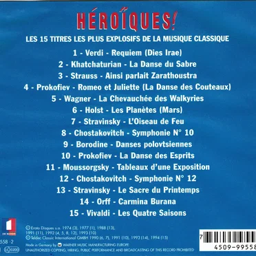 Héroiques ! by Various Artists - album cover