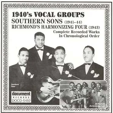 1940's Vocal Groups - Southern Sons (1941-1944) Harmonizing Four (1943) by Various Artists - album cover