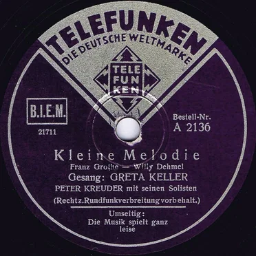 Kleine Melodie / Die Musik spielt ganz leise