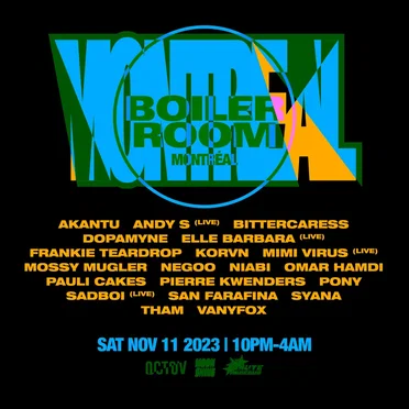 Boiler Room: Montréal