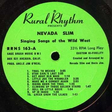 Singing Songs of the Wild West