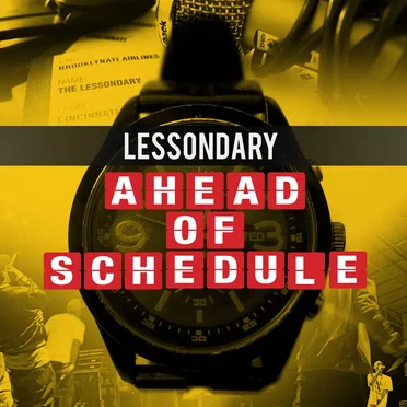 Ahead of Schedule by The Lessondary - album cover