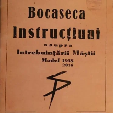 Instrucțiuni asupra întrebuințării măștii