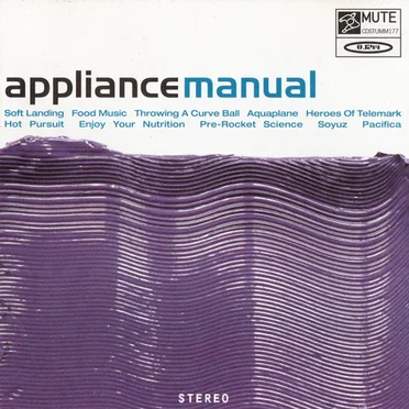 Manual by Appliance - album cover