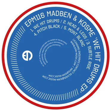 We Hit Drums EP by Madben - album cover