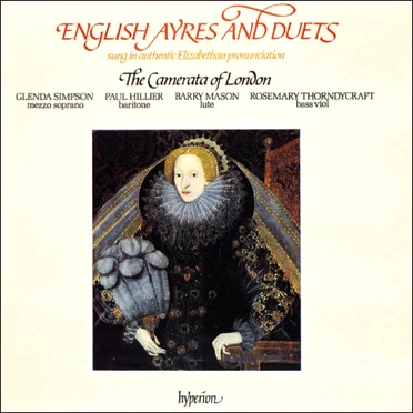English Ayres and Duets by The Camerata of London - album cover