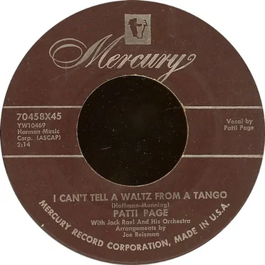 I Can’t Tell a Waltz From a Tango / The Mama Doll Song