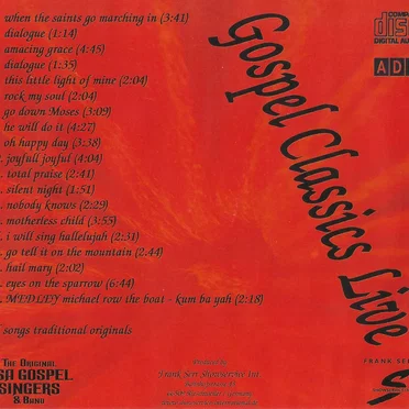 Gospel Classics Live by The Original USA Gospel Singers & Band - album cover