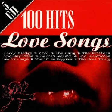 100 Hits: Love Songs by Various Artists - album cover